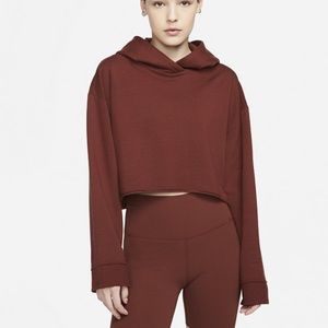 NWT Nike Yoga cropped hoodie
